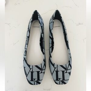 Lanvin print flats